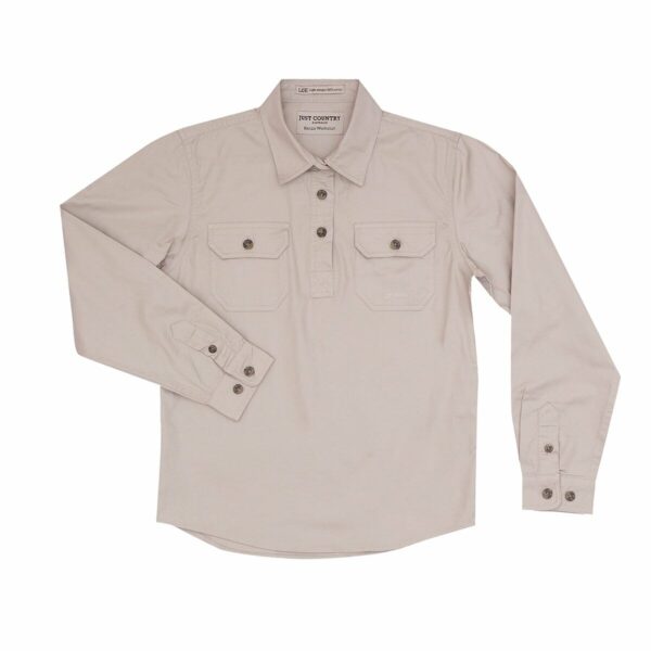 Girls Kenzie Workshirt Stone 2