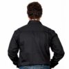Mens Evan Workshirt LS FB Black 1
