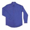Mens Evan Workshirt LS FB Blue 3