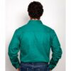 Mens Evan Workshirt LS FB Dark Green 1