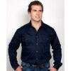 Mens Evan Workshirt LS FB Navy