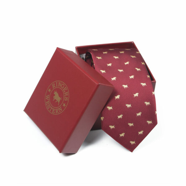 RingersWestern-Accessories-UNISEX-Ascot-Bull-Tie-Burgundy-Burgundy-418124008-BU-3