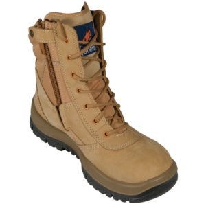 Wheat High Leg Zipsider Boot - Safety