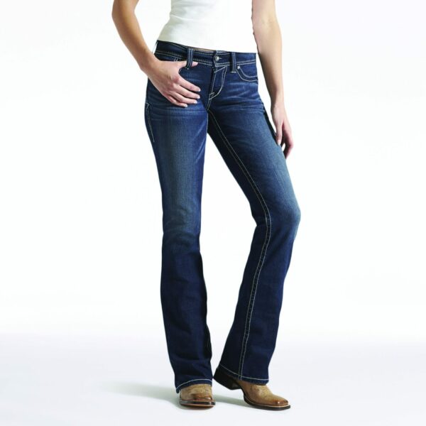 Womens REAL Boot Cut Whipstitch Jean