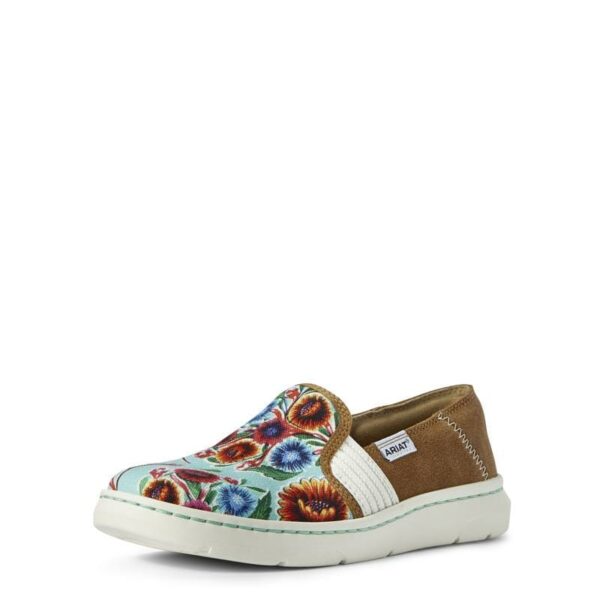 Womens Ryder Turquoise Oil Cloth