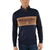 Wrangler Mens Christopher Quarter Zip Pullover
