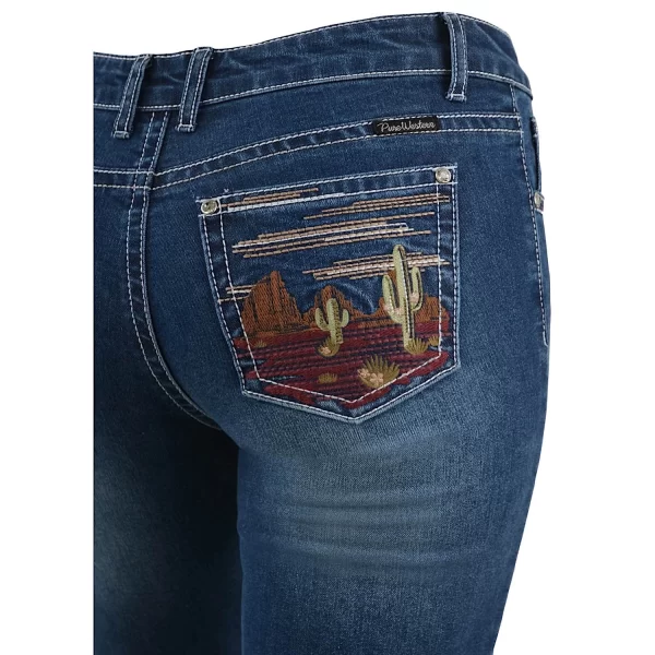 Women's Madeleine Boot Cut Jean - 34L True Blue - Image 3