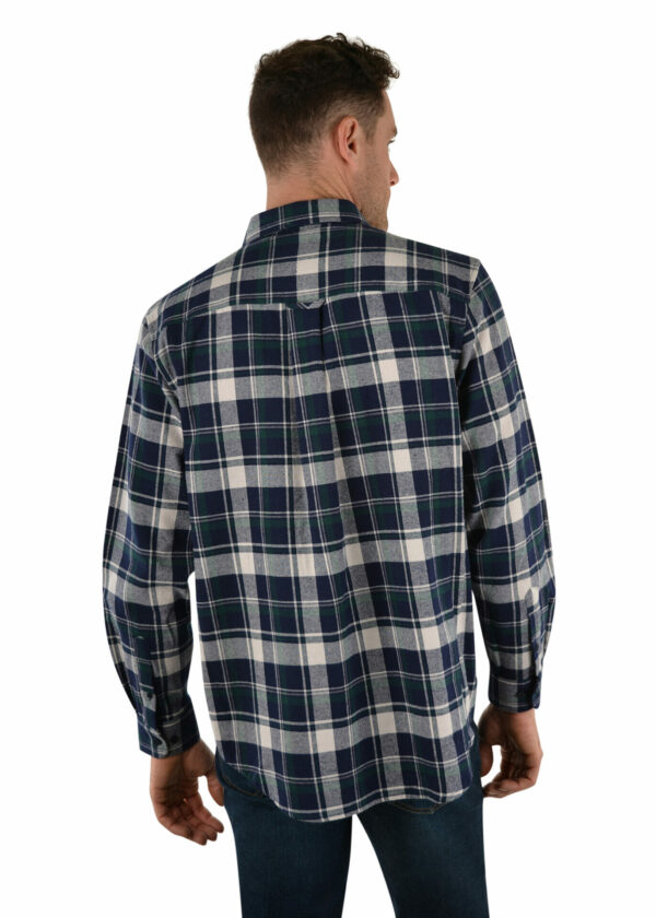 Mens Renmark Thermal Check  2-pocket L/S Shirt - Image 3