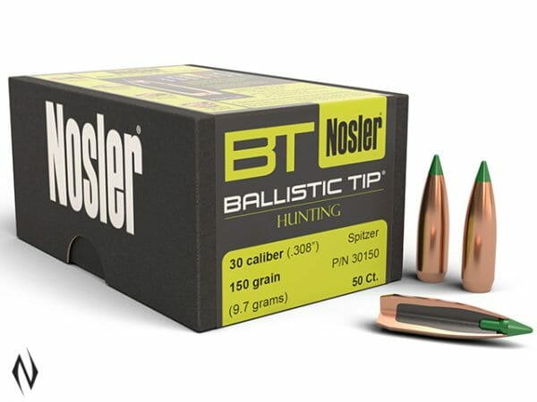 Nosler Ballistic Tip 30cal 150gr