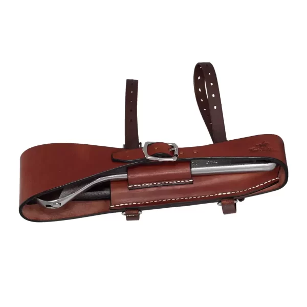 Combination Pouch Solid Leather designed for motorbike or Landcruiser for Shifter and Crescent Pliers - Image 2