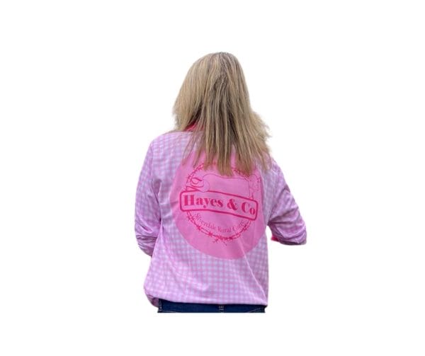 Fishing Shirt Pink Check