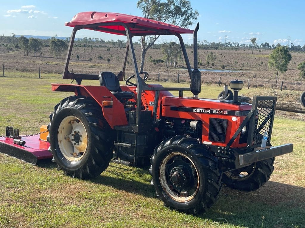 6245 Zetor Tractor & 6ft Slasher - 65hp