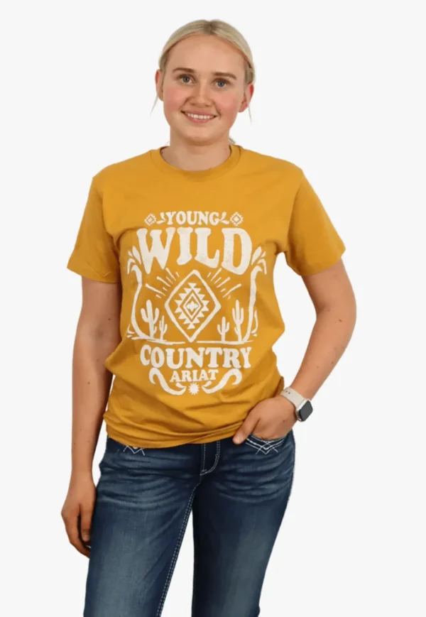 Ariat Womens Wild Country SS T-Shirt