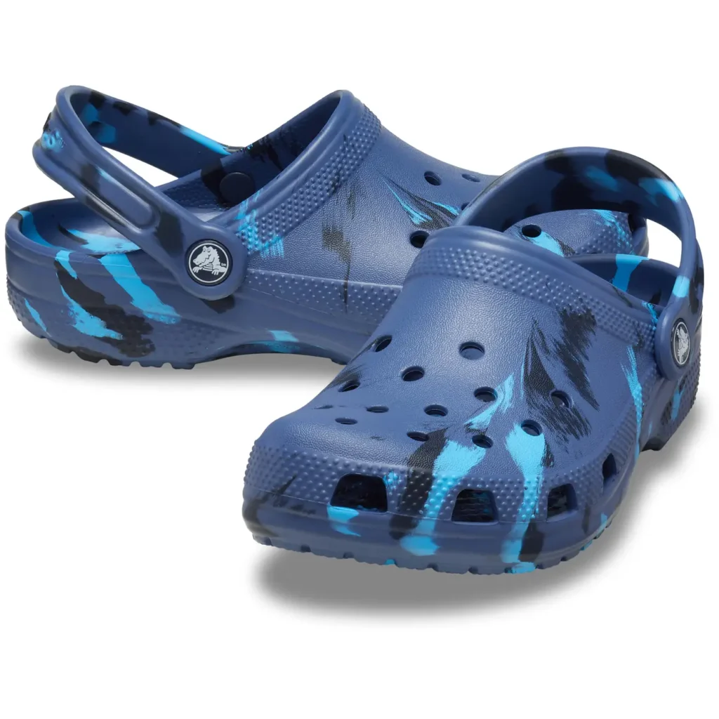 CROCS Kids Classic Marbled Croc Stylish Comfort