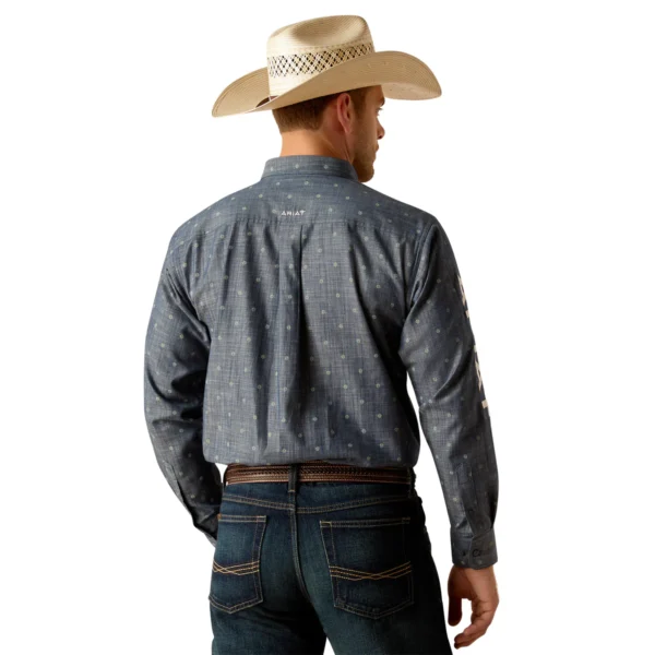 Ariat Mens Team Everett LS Shirt - Image 2