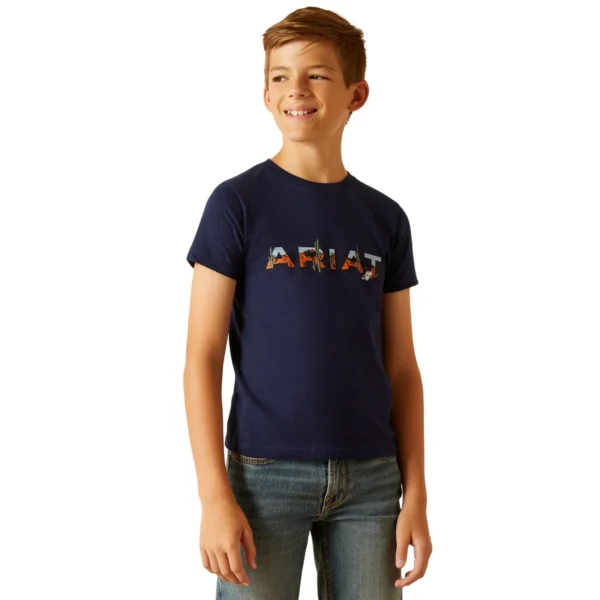 Ariat Boys LOGO SW Landscape Tee