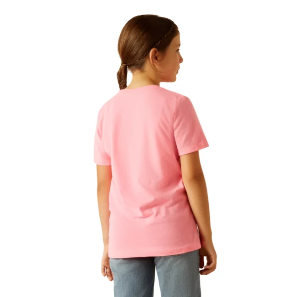 Ariat Girls Floral Farm Tee - Image 2