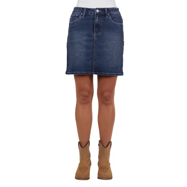 Pure Western Womens Devina Denim Skirt - Image 2