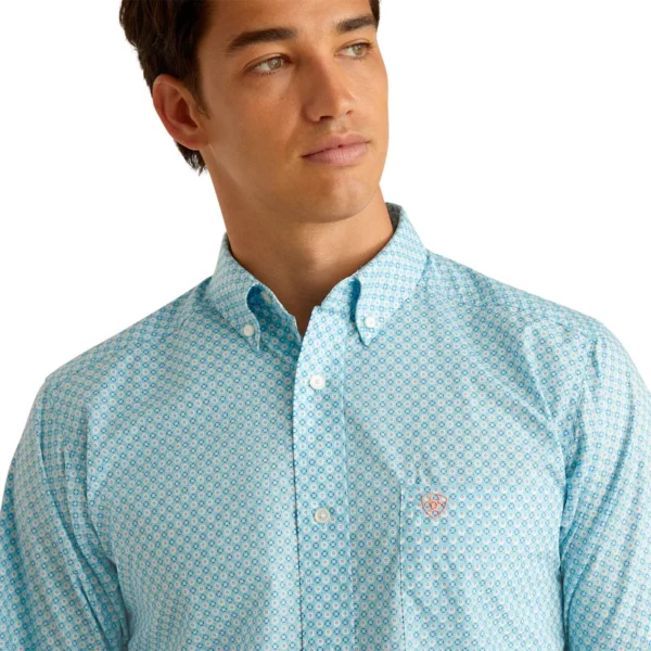 Ariat Mens Kamron Fitted LS Shirt - Image 3