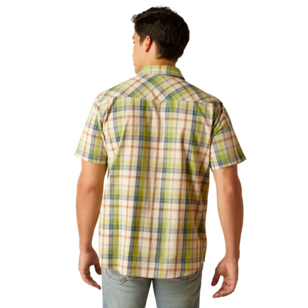 Ariat Mens Hinston Retro Snap SS Shirt - Image 2