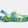 CROCS Classic Kids Marbled Clog - Prep Blue/Multi