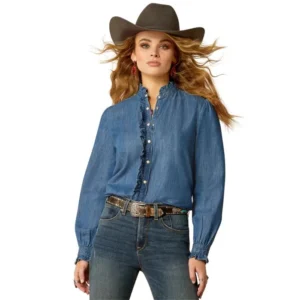Ariat Womens Ingalls LS Denim Top