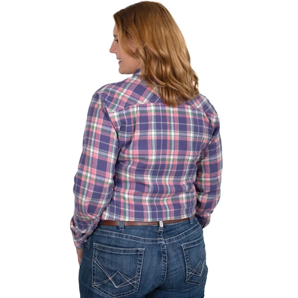Just Country Womens Workshirt Flannel - Image 2