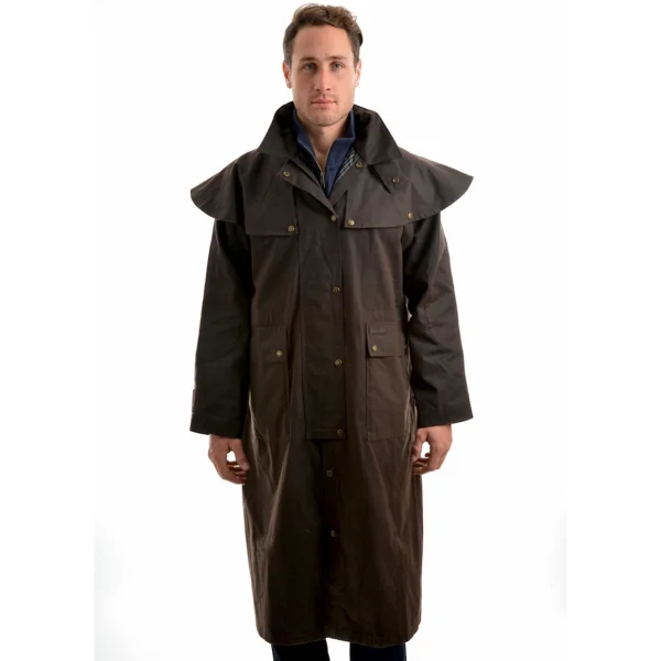 Hi Country Oilskin Long Coat