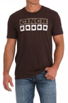 Cinch Mens Tee Brown