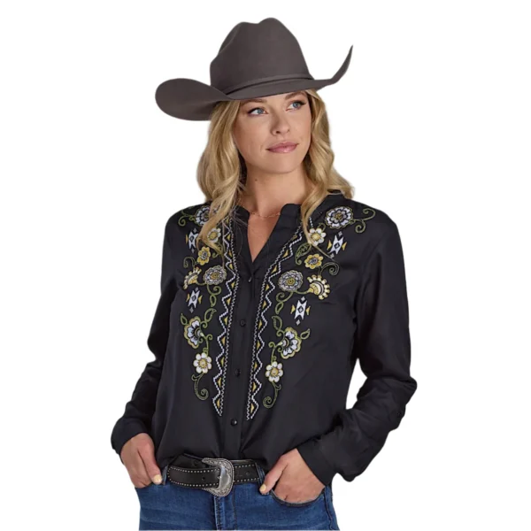 Roper Womens Studio West Collection LS Blouse