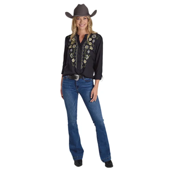 Roper Womens Studio West Collection LS Blouse - Image 3