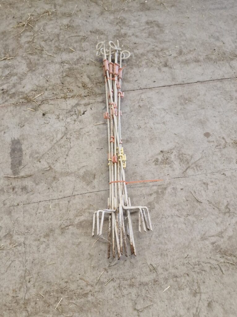 Electric fence posts