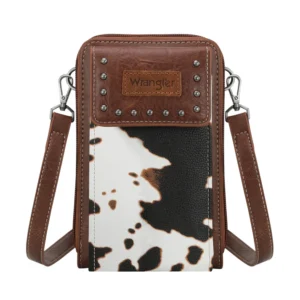 Wrangler Cow Print Phone Wallet Bag