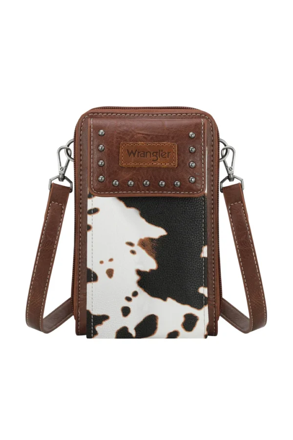 Wrangler Cow Print Phone Wallet Bag