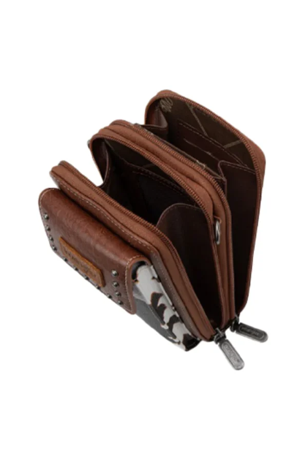Wrangler Cow Print Phone Wallet Bag - Image 2
