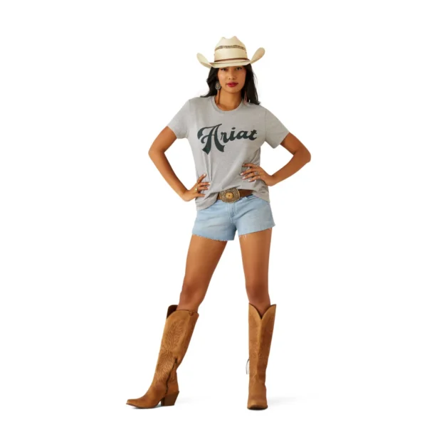 Ariat Womens Old School Script SS TEE - Image 3