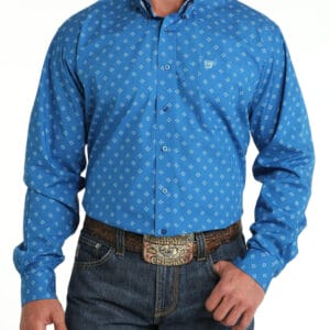 Cinch Mens Long Sleeve Shirt Roy
