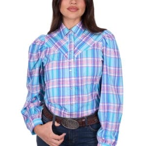 WRangler Womens Emily Check LS Shirt