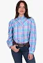 WRangler Womens Emily Check LS Shirt