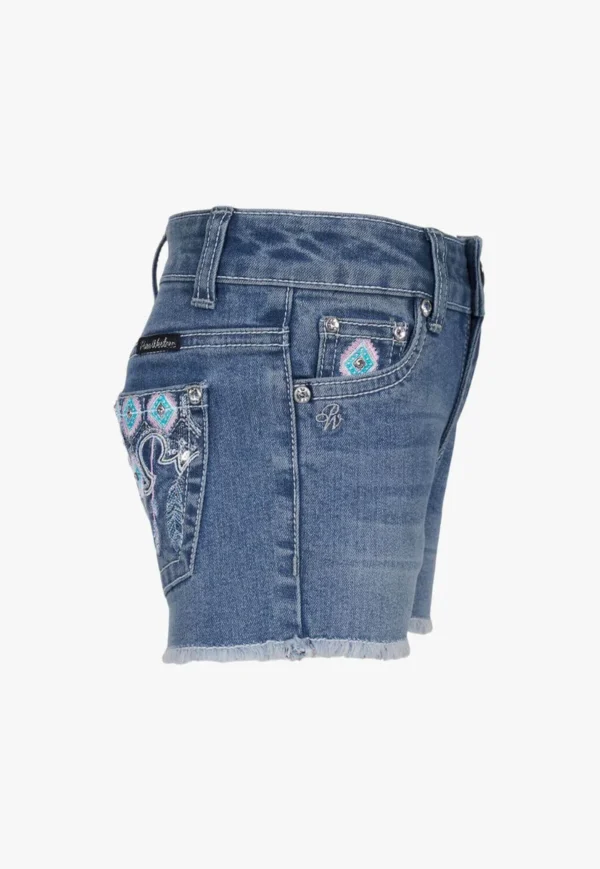 Pure Western Girls Bailey Denim Short - Image 4
