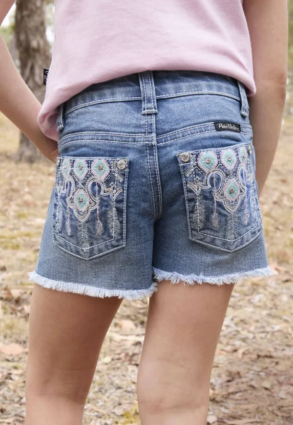Pure Western Girls Bailey Denim Short - Image 2