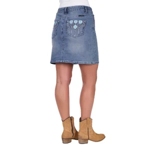 Pure Western Womens Bailey Denim Skirt