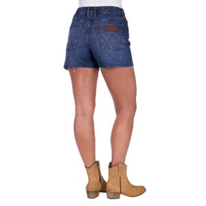 Wrangler Womens Samantha Hi Rise Denim Short