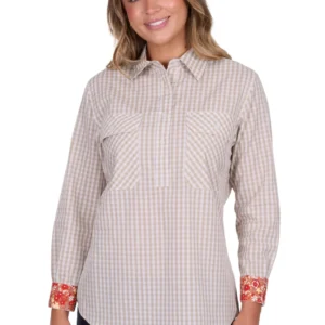 Hard Slog Womens Sara 1/2 PLKT LS Shirt