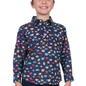 Hard Slog Kids Tori 1/2 PLKT LS Shirt