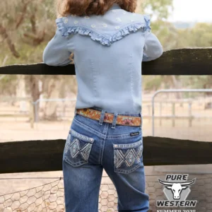 Pure Western Girls Pam Boot Cut Jean