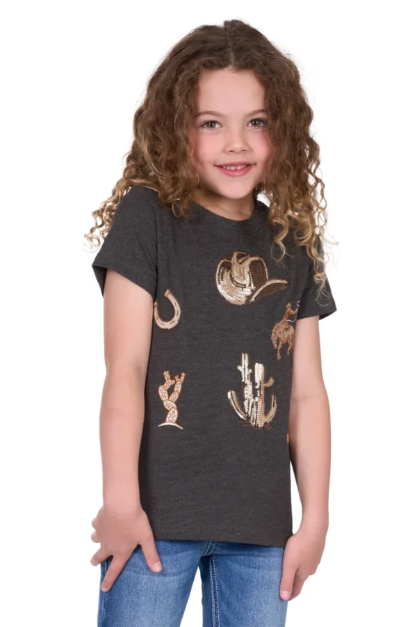 Pure Western Girls Bonita SS Tee - Image 2