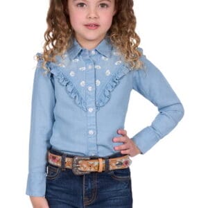 Pure Western Girls Pheobe LS Shirt