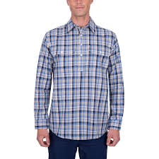 Hard Slog Mens Gibson 1/2 PLKT LS Shirt