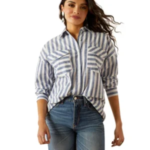 Ariat Womens Baggy Button Up LS Shirt